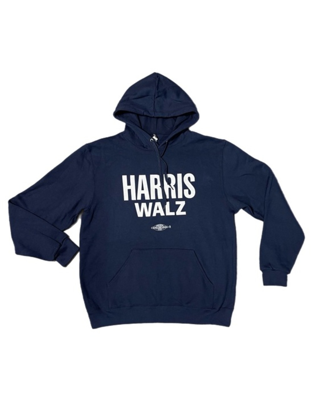 Harris Walz Inner Fleece Navy Unsex Hoodie
